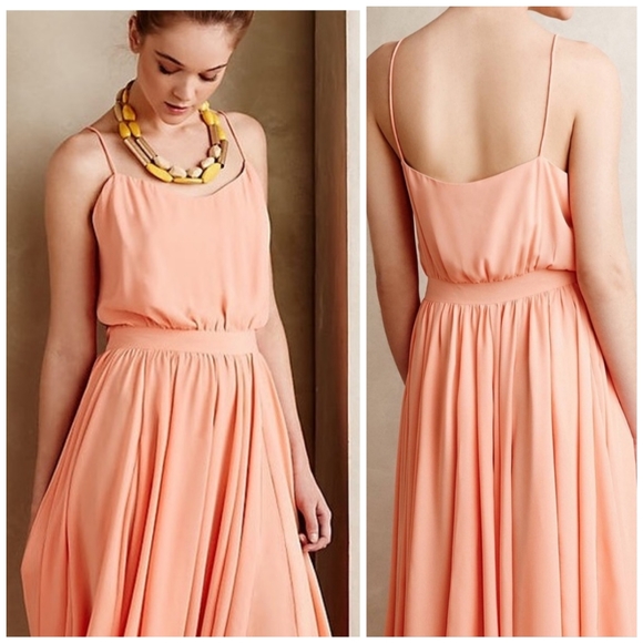 Anthropologie Dresses & Skirts - Anthropologie Paper Crown Peach Tree Dress